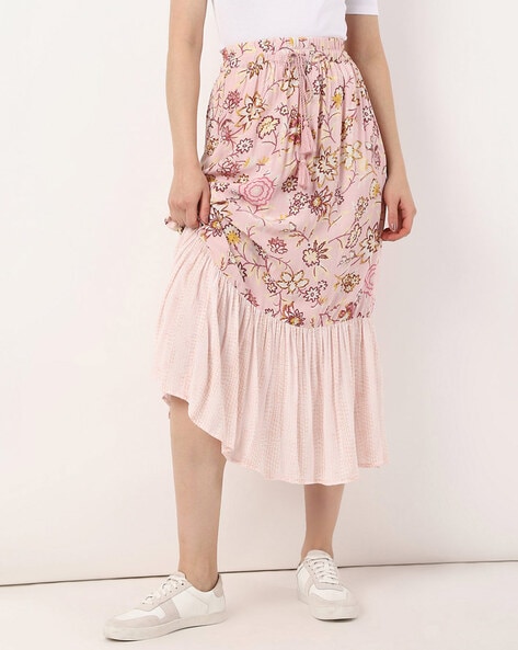 Floral skirt marks and spencer best sale