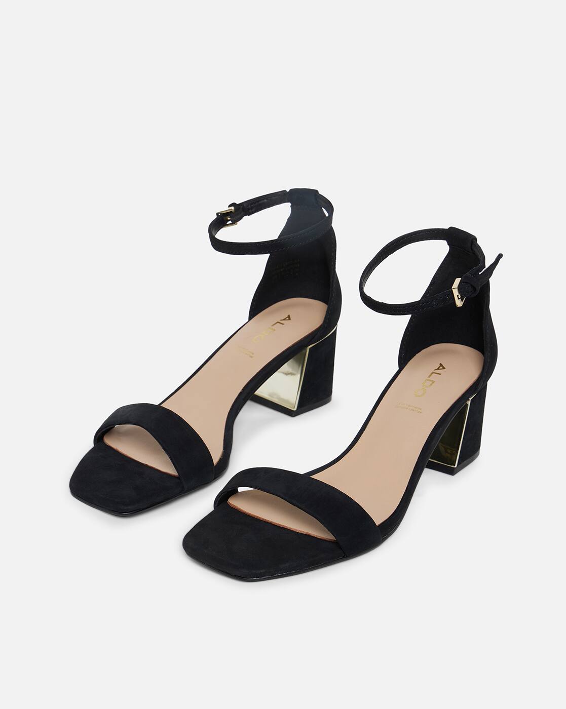 aldo black platform heels