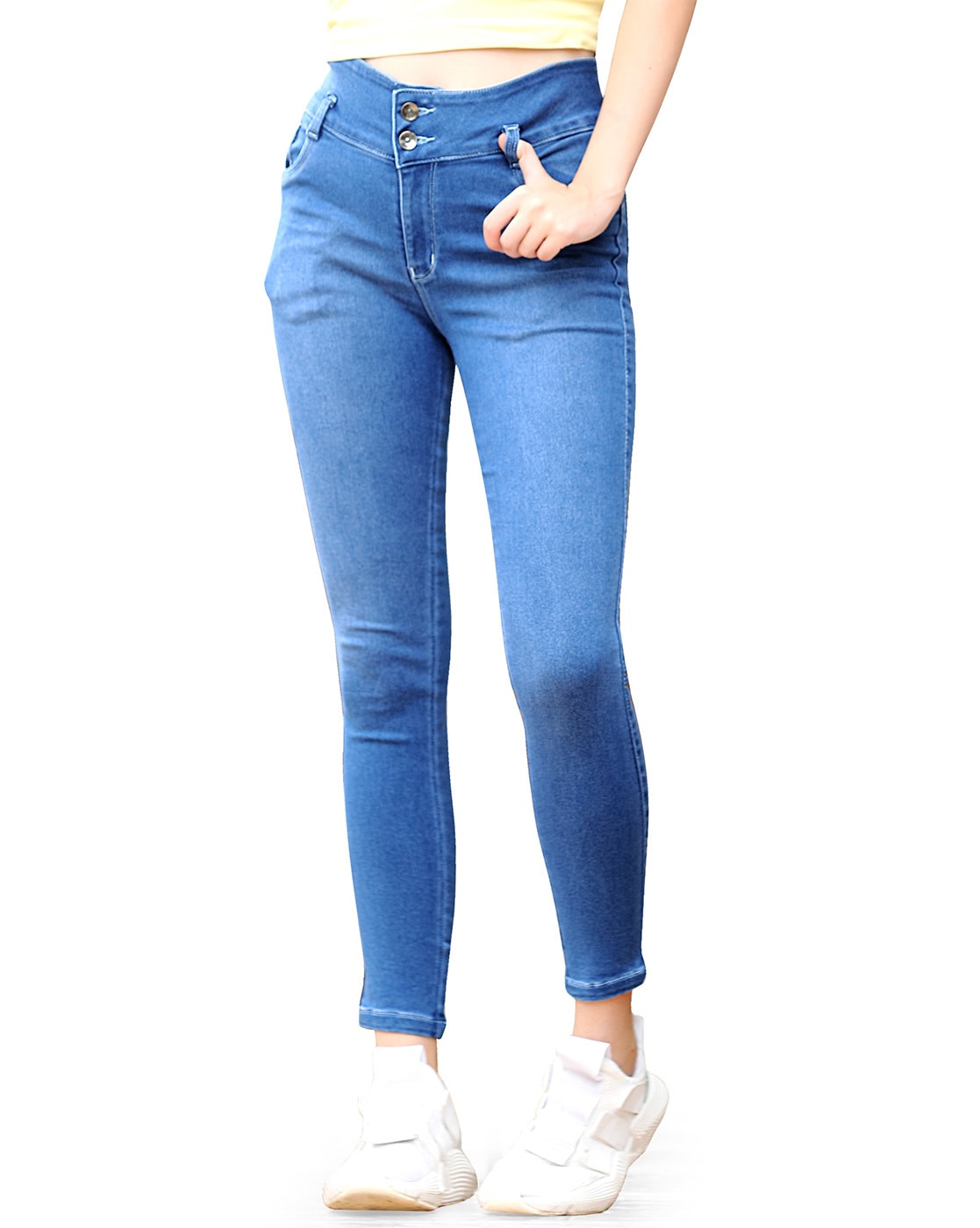 Wholesale Price - Denim Vistara Women's Slim Fit Blue Colored Jeans