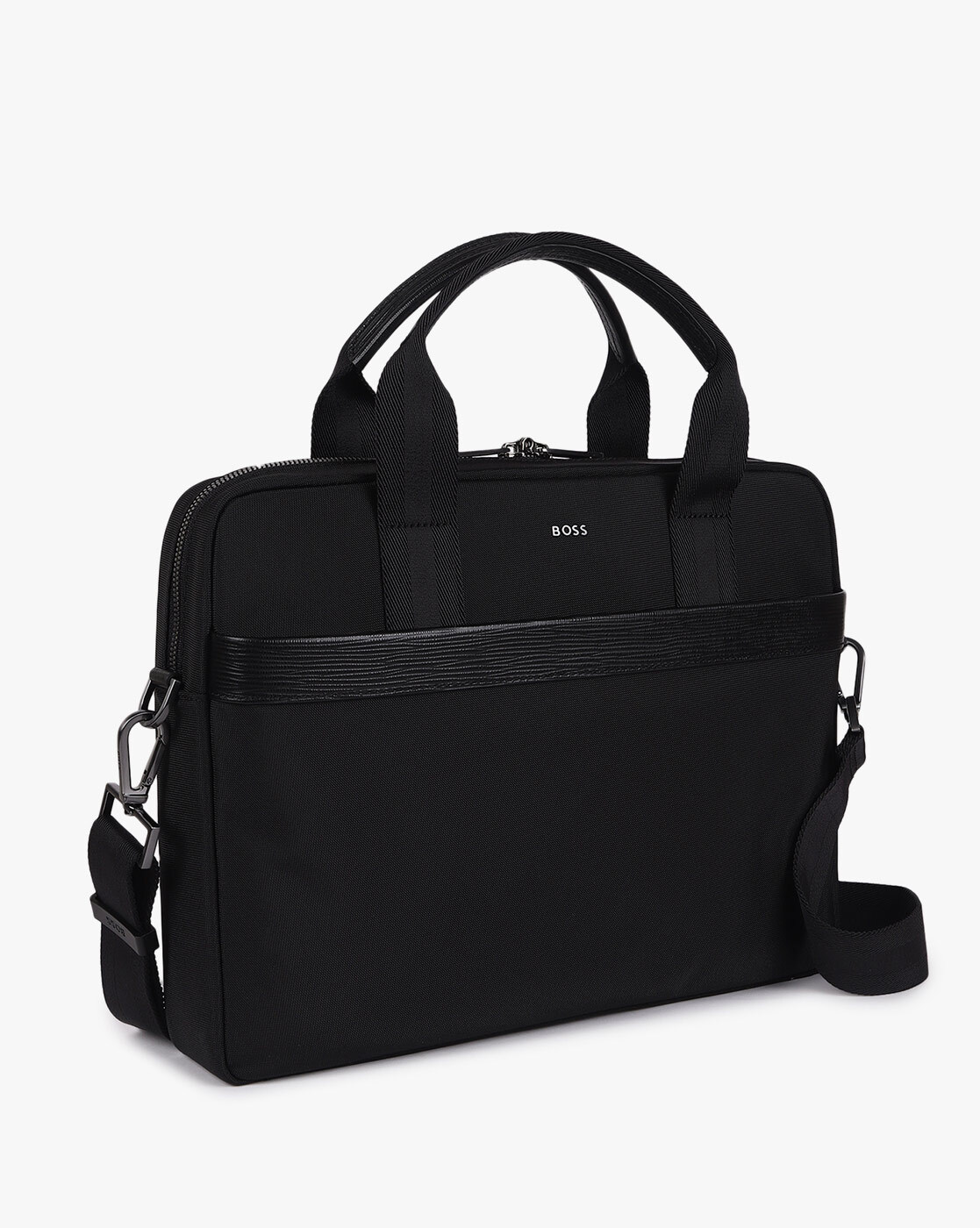 City center Thirty Tether Buy BOSS Laptop Bag with Detachable Strap | Black Color Men | AJIO LUXE