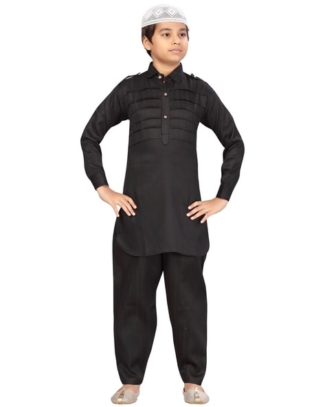 Black kurta pajama online girls