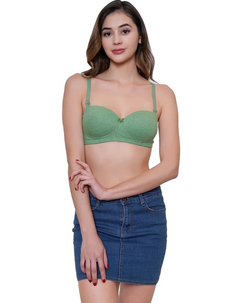 Buy Green Bras for Women by Lotusleaf Online