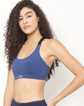 Scoop Seamless Sports Bra - Moody Blue