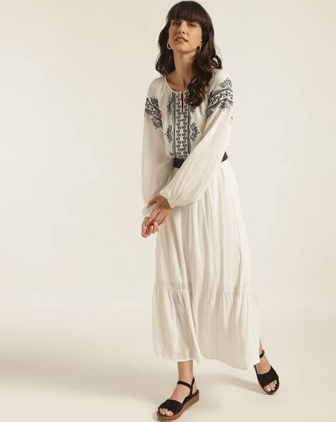 Buy White Dresses for Women by Marks u0026 Spencer Online | Ajio.com
