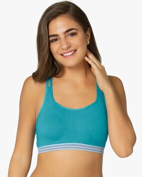 Silk Bra Strapless Brad Sports Bra Thin Straps Bras Women 36Gg Sets Women  Backless Nipplecover Padded Wireless Bra Adh Blue : : Fashion