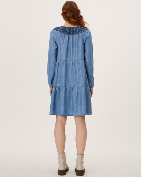 Maria Stanley Langer Dress in Organic Cotton Denim – a case of you