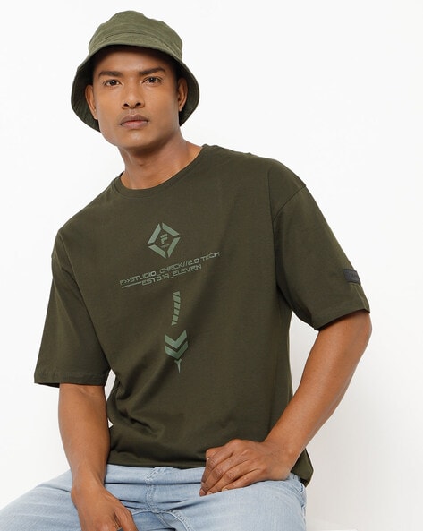 Fila green t clearance shirt