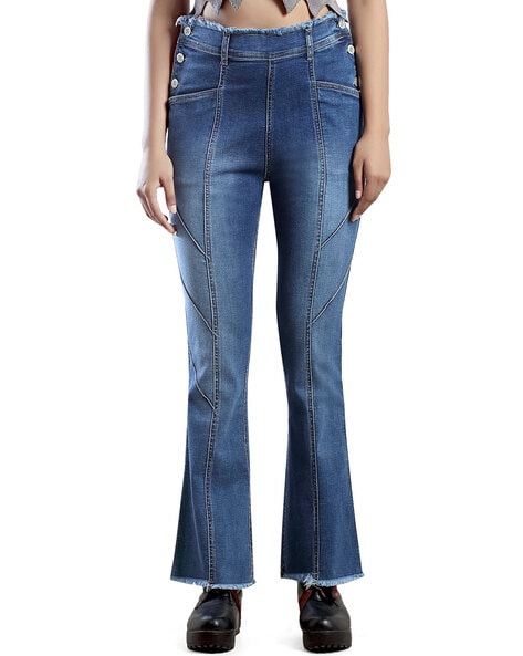 Buy Blue Jeans & Jeggings for Women by Fck-3 Online