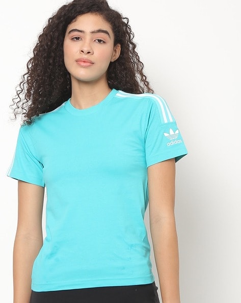 Adidas originals t shirt women's cheap green