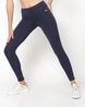 Buy Navy Blue Leggings for Women by Reebok Online