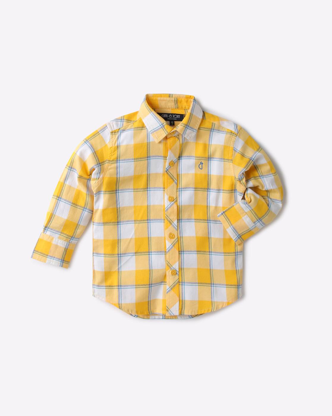 Buy Yellow Shirts for Boys by GINI 