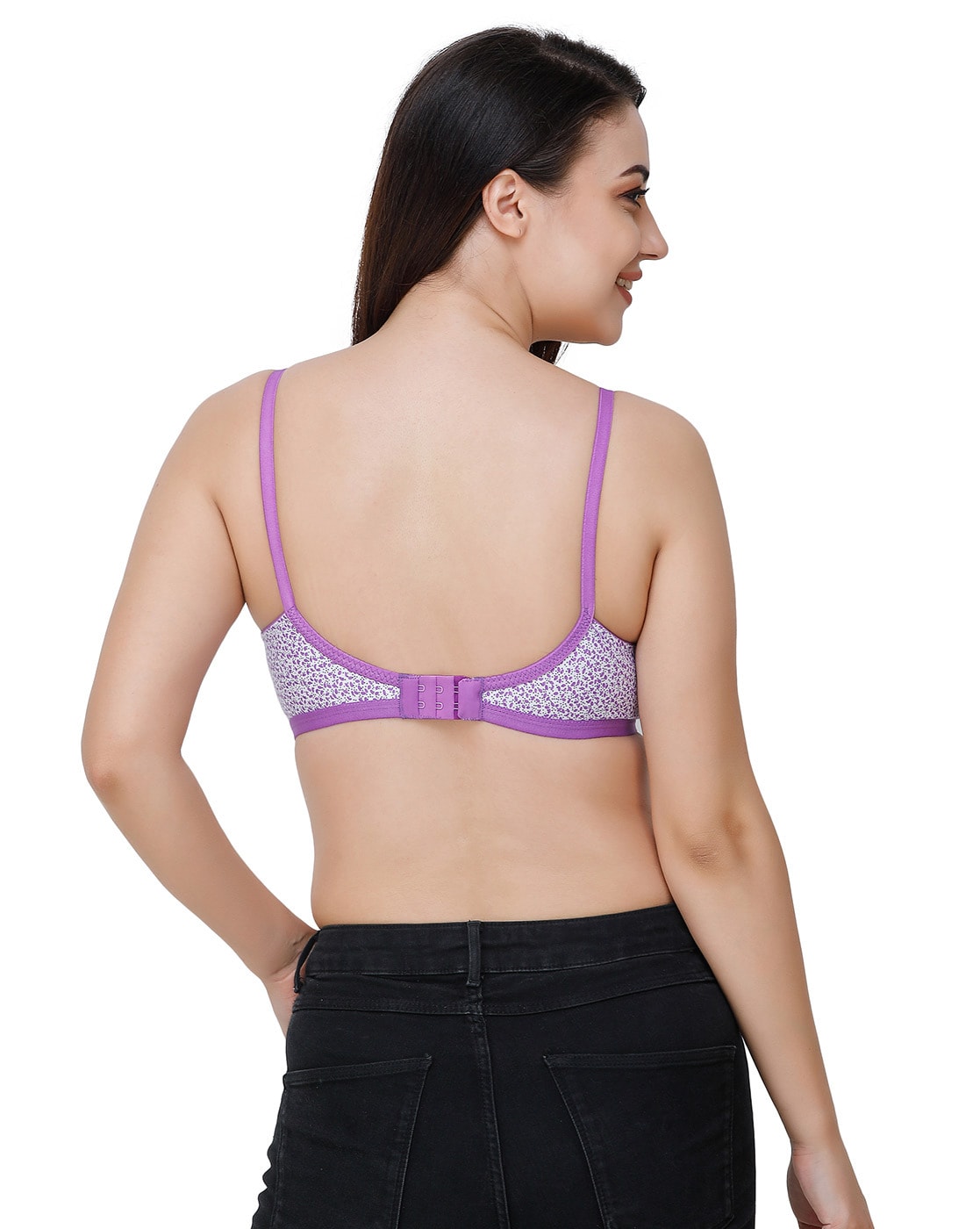 Buy AMIVYAA Women Multicolor Cotton Blend Pack of 3 PARI TP BRA (34B)  Online at Best Prices in India - JioMart.