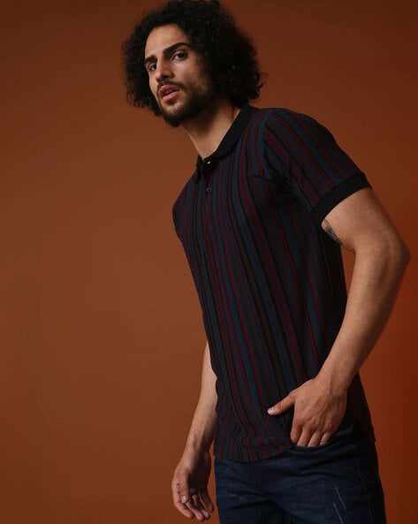 Polo T-shirt with Collar-Neck