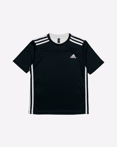 turnering Blind tillid mus eller rotte Buy Black Tshirts for Boys by Adidas Kids Online | Ajio.com