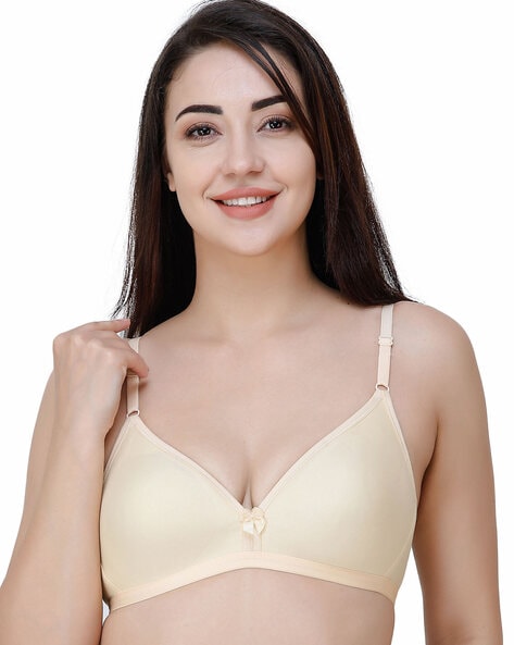 Pack of 6 Solid Total-Support Bra