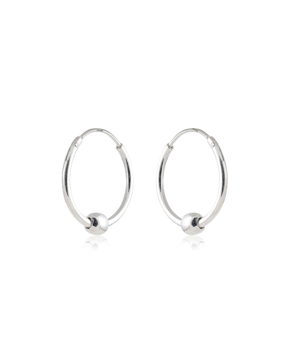 Silver Hoop Earrings Online India | Big and Small Hoop Earrings for Women |  FOURSEVEN