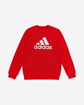 Adidas hotsell sweatshirt red