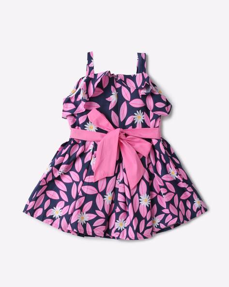 Strappy Ruffled Fit & Flare Dress with Applique view 2