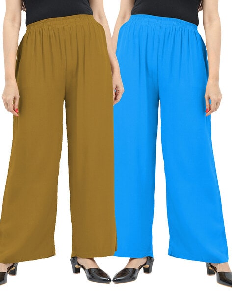 Buy Brown Trousers & Pants for Women by VISIT WEAR Online | Ajio.com