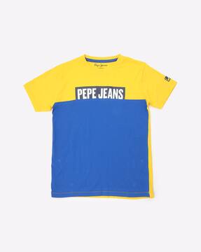 Blue Tshirts for Boys by Pepe Jeans 
