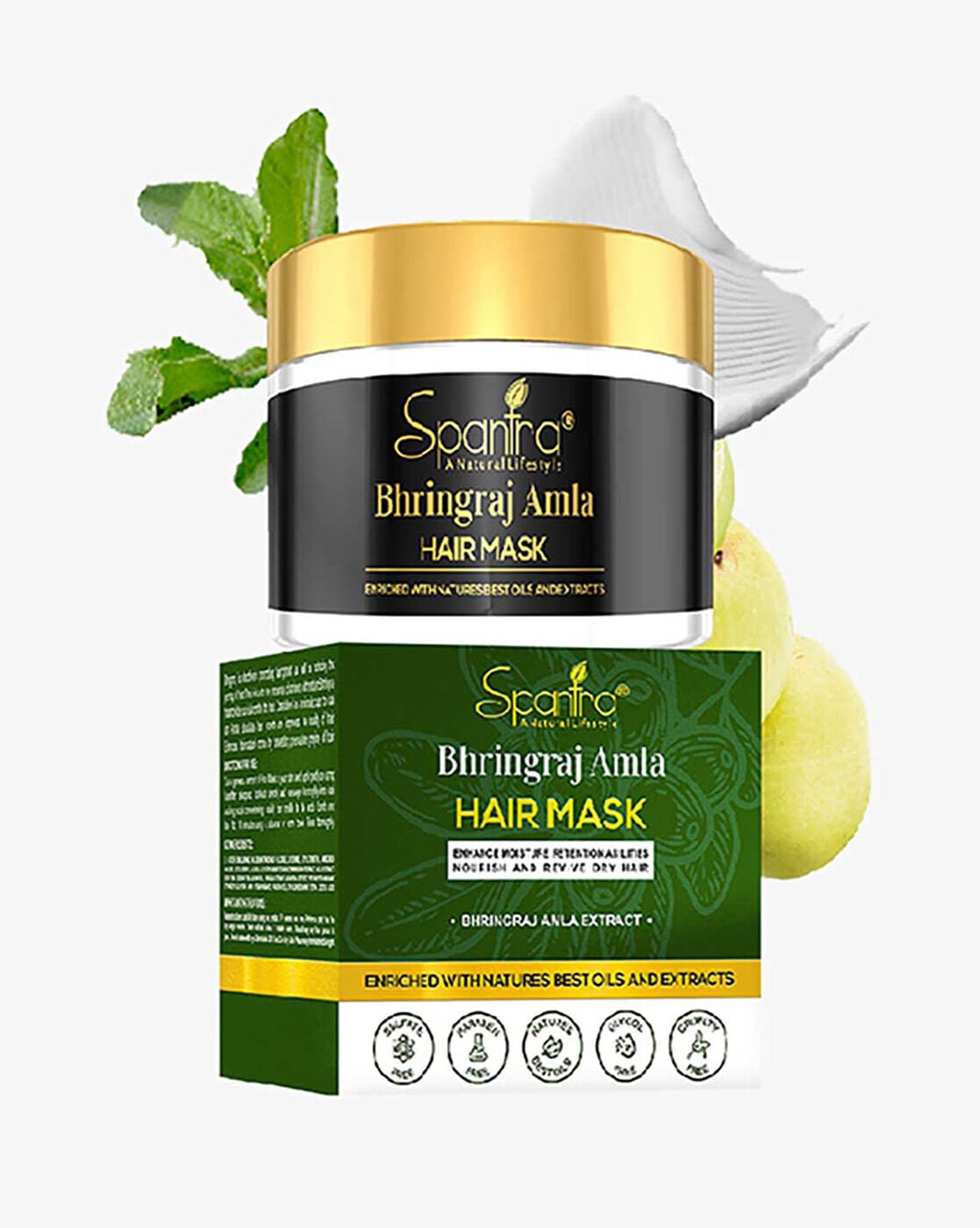 Buy ATULYA Amla Bhringraj Hair Mask  With Black Seed Oil Deeply  Conditions Improves Texture Online at Best Price of Rs 39920  bigbasket