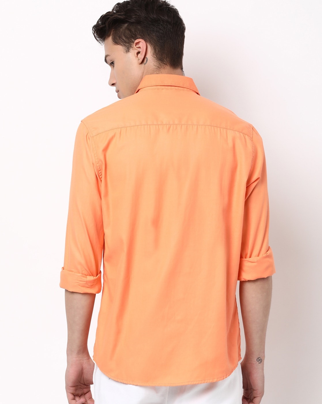 Buy Orange Shirts for Men by Hardsoda Online 