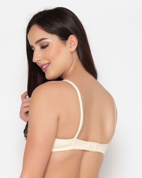 Buy Lady One Women Beige Cotton Blend Pack Of 2 Full Coverage Non Padded  Bra (34A) Online at Best Prices in India - JioMart.
