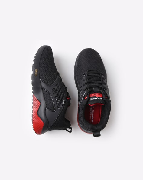 Breathable Mesh Upper Lace-Up Sports Shoes