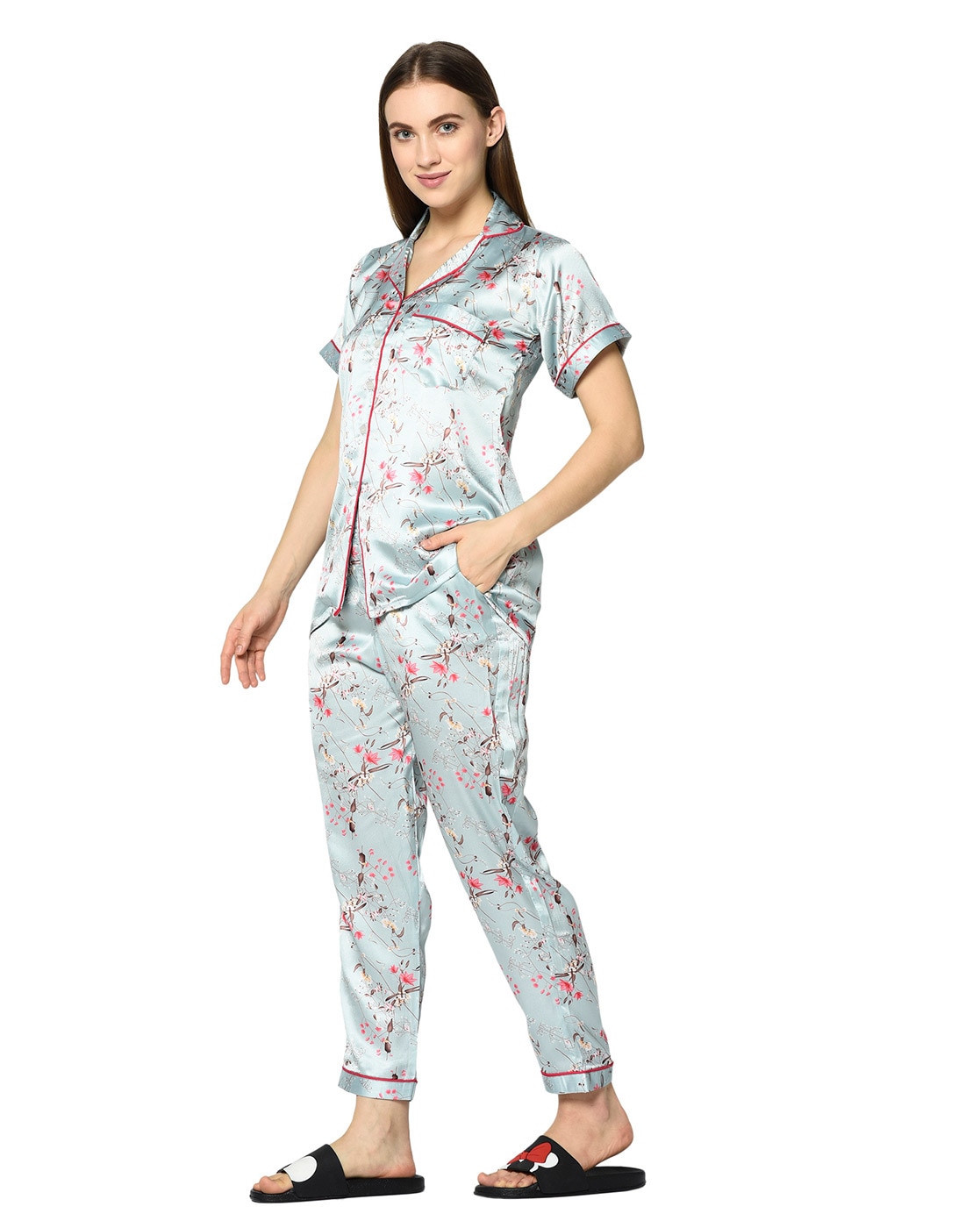 Buy Green Nightshirts&Nighties for Women by Urban Hug Online | Ajio.com