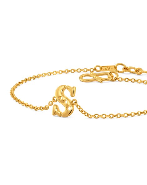 New Fashion Alloy Golden A to Z Alphabet Bracelet / Watch For Girls / Women  / Boys
