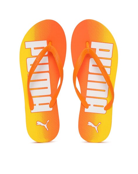 Puma sandals hot sale women orange