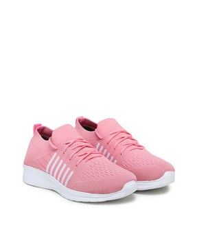 Round-Toe Lace-Up Sports Shoes 