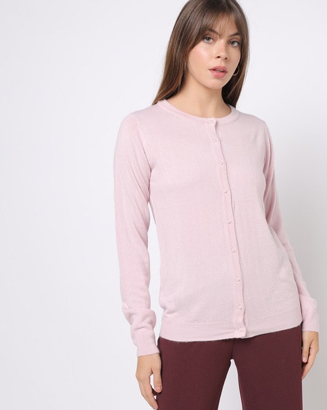 Buy Pink Sweaters & Cardigans for Women by Fig Online