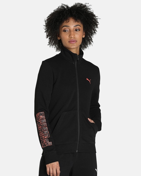 Puma Zip-Front Graphic Track Jacket