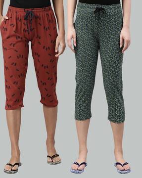 Buy Black \u0026 Green Trousers \u0026 Pants for 
