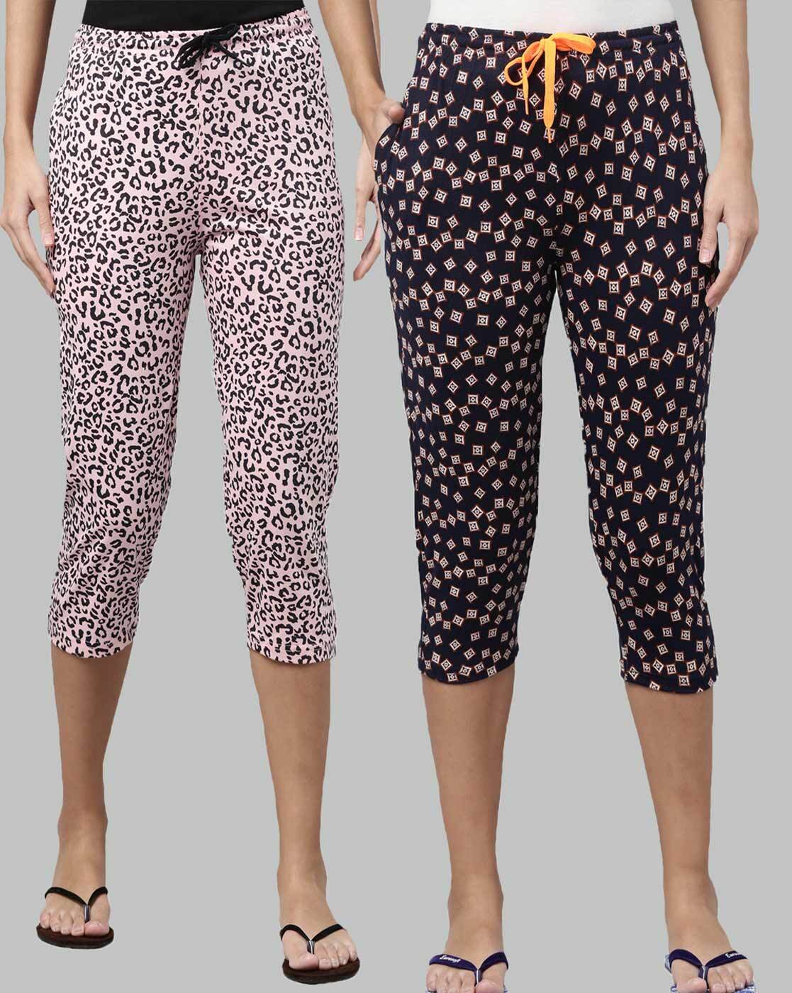 Hosiery Printed Shakshi ladies Capri Pants, 150, Size: extra large at Rs  82/piece in Tiruppur