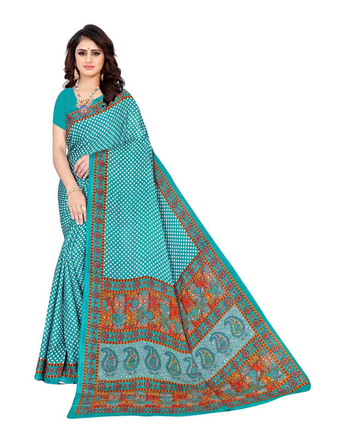 Ladies Banarasi Saree, With Blouse Piece, 5.5 m (separate blouse piece) at  Rs 380 in Surat