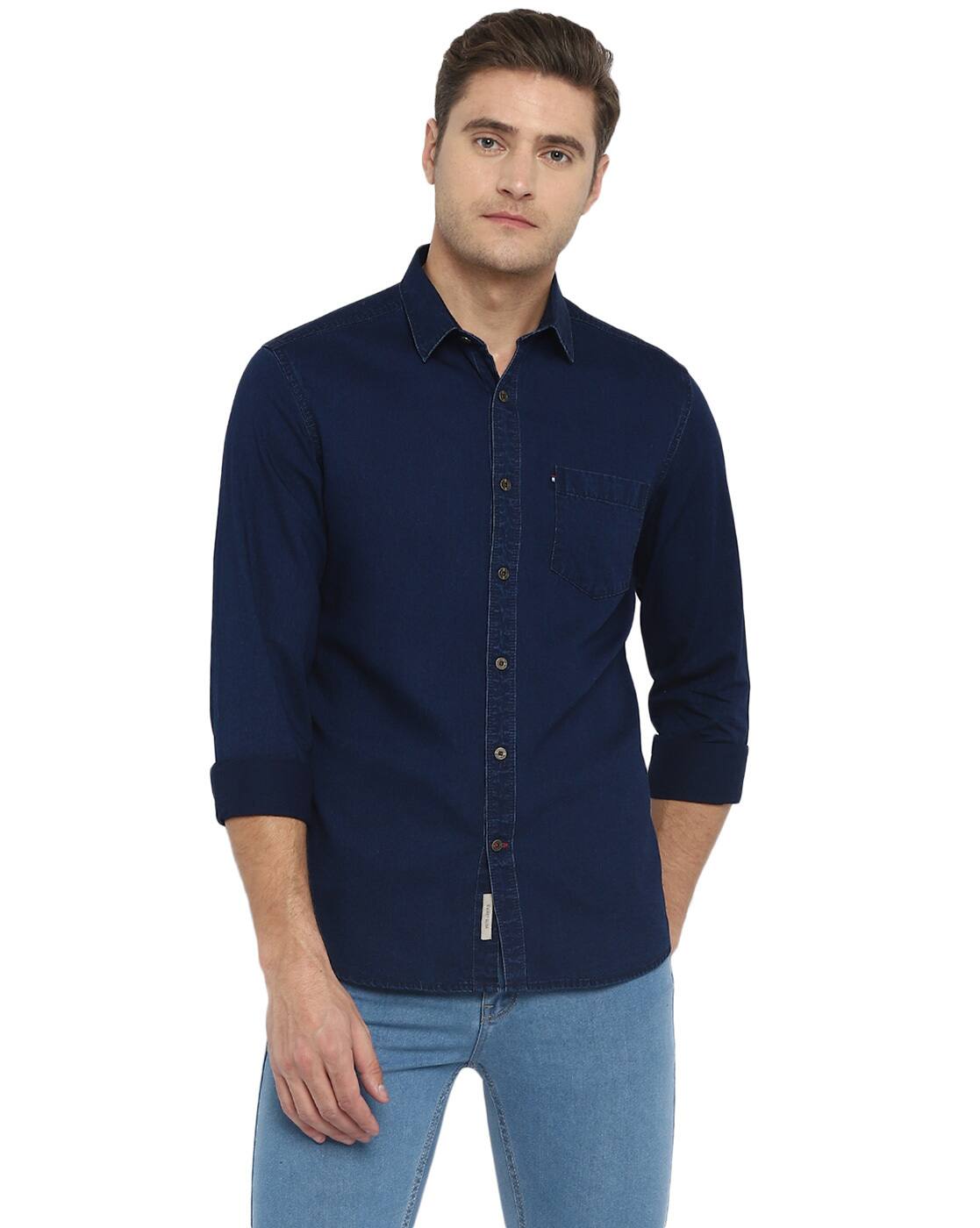 Buy Blue Shirts for Men by Red chief 