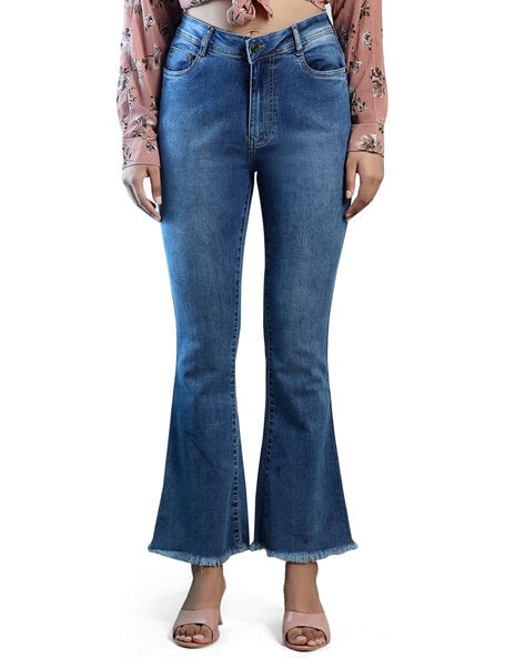 Buy Mens Denim Bell Bottom Vintage Style Retro Flared Jeans Indigo Online  at desertcartINDIA