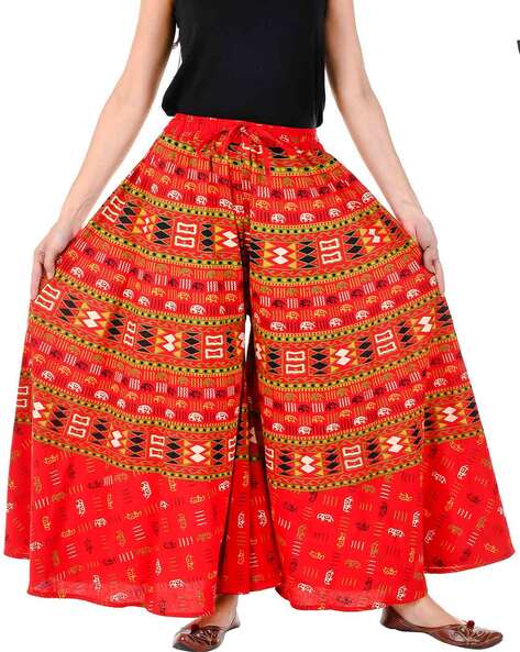 Buy Indian Print Palazzo Pants Online at Best Prices in India - JioMart.