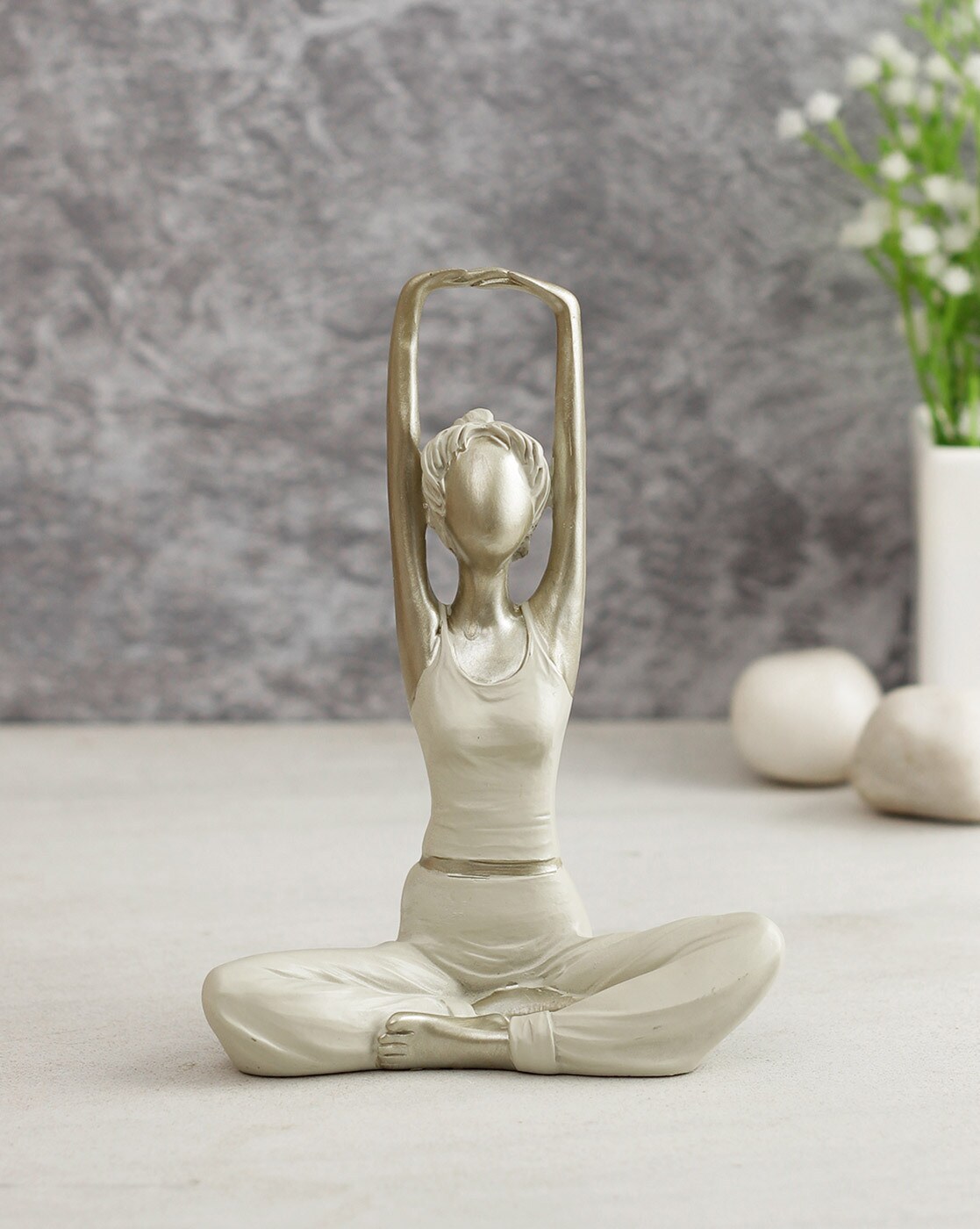 Amazon.com: Woman Figurine Meditation Yoga Pose Statue, Zen Sculpture Yoga  Room Decorations Yoga Woman Statues, Meditation Table Meditation Room  Accessories Home Decor Suitable for the sister, mother's gift : Toys & Games