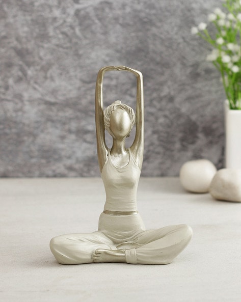 Buy Cream Showpieces & Figurines for Home & Kitchen by Tayhaa Online