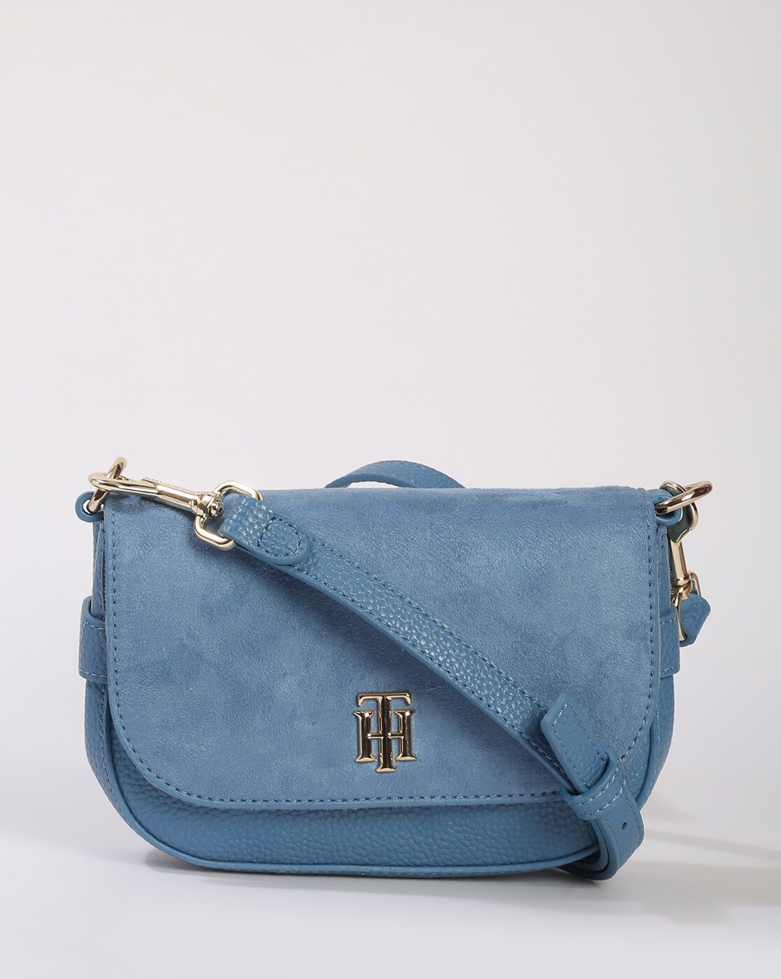 tommy hilfiger blue women sling bag