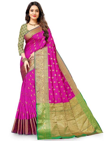 Buy Multicoloured Sarees for Women by FOURLEAF Online | Ajio.com