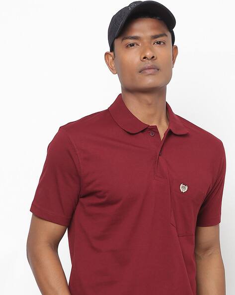 Buy Wine Maroon Tshirts for Men by DUKE 