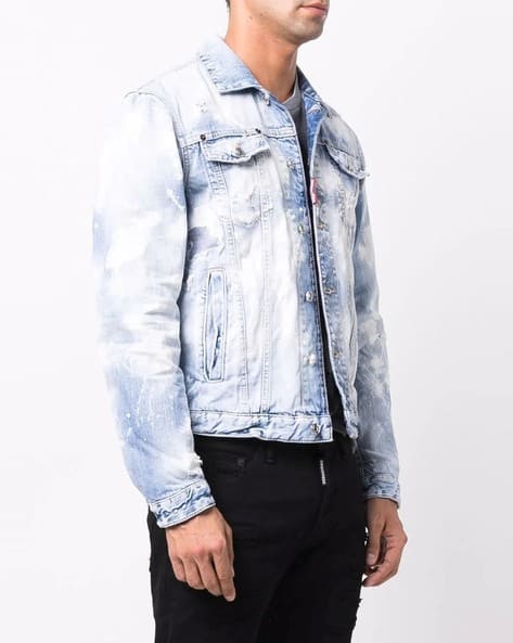 Denim Trucker Jacket ブリーチ
