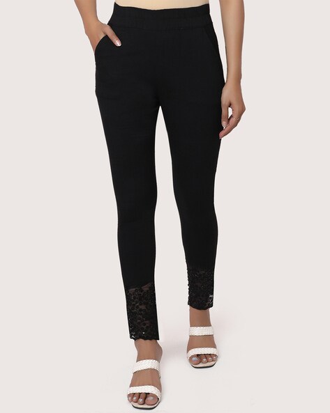 Pants with Lace Hems Price in India