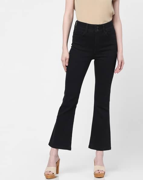 ISCENERY BY VERO MODA Kathryn High-Rise Bootcut Solid Clean Jeans