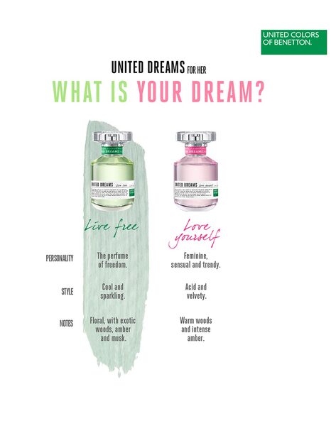 United colors of benetton best sale united dreams live free