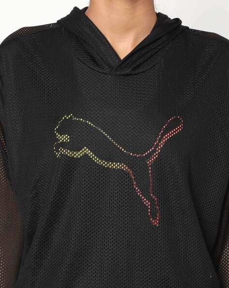puma mesh hoodie